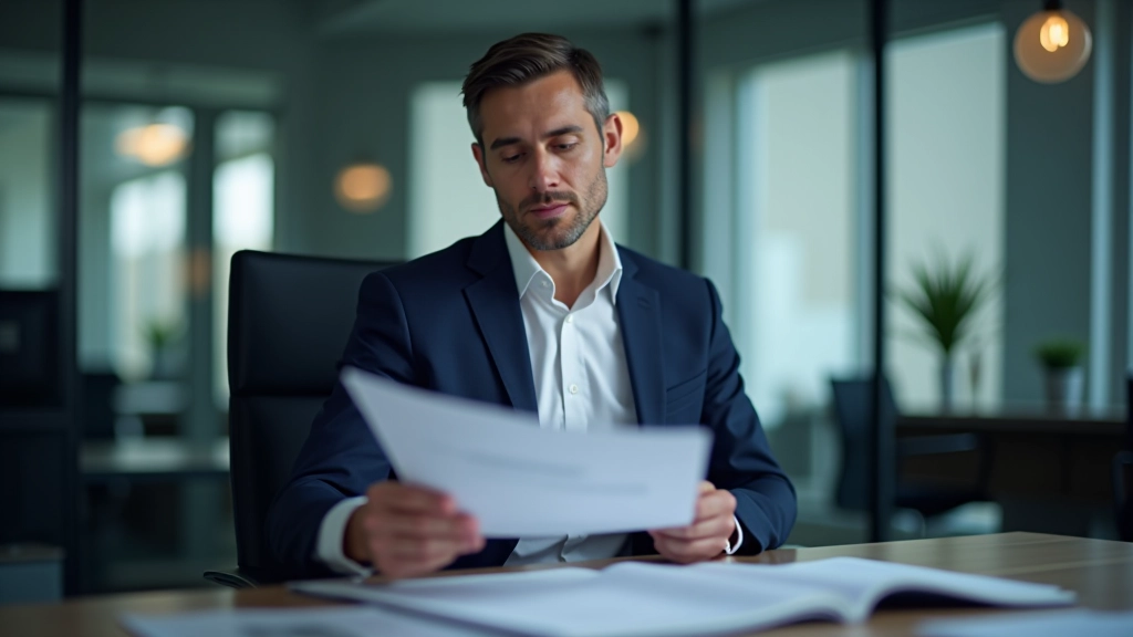 Financial analyst presenting comparable company analysis and valuation multiples